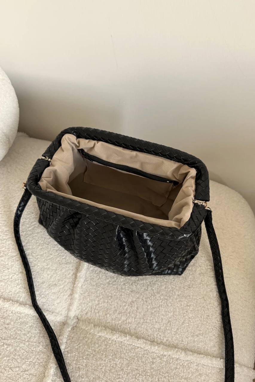 MUADİL MODEL KADIN OMUZ ÇANTASI GLOW - Siyah