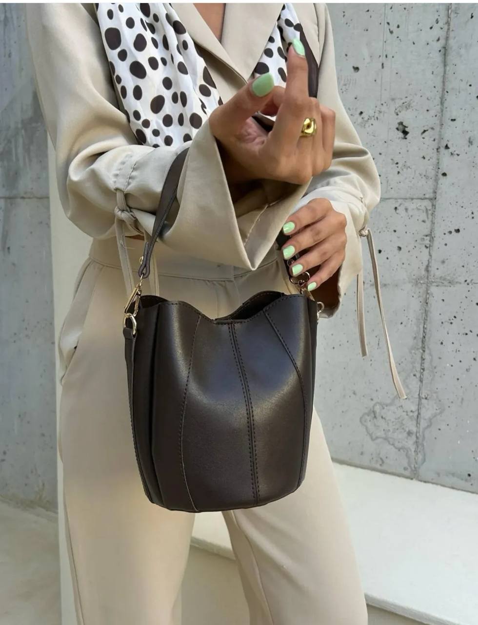 KOLON ASKILI MUADİL KADIN OMUZ ÇANTASI BERLİN - Kahve