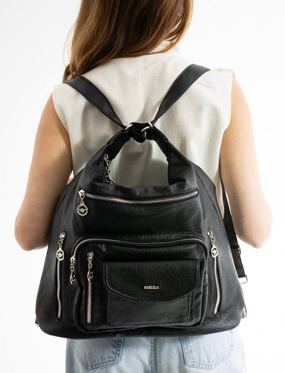 %100 GERÇEK DERI HEM SIRT HEM KOL HEM OMUZ KADIN ÇANTA MEGA 540