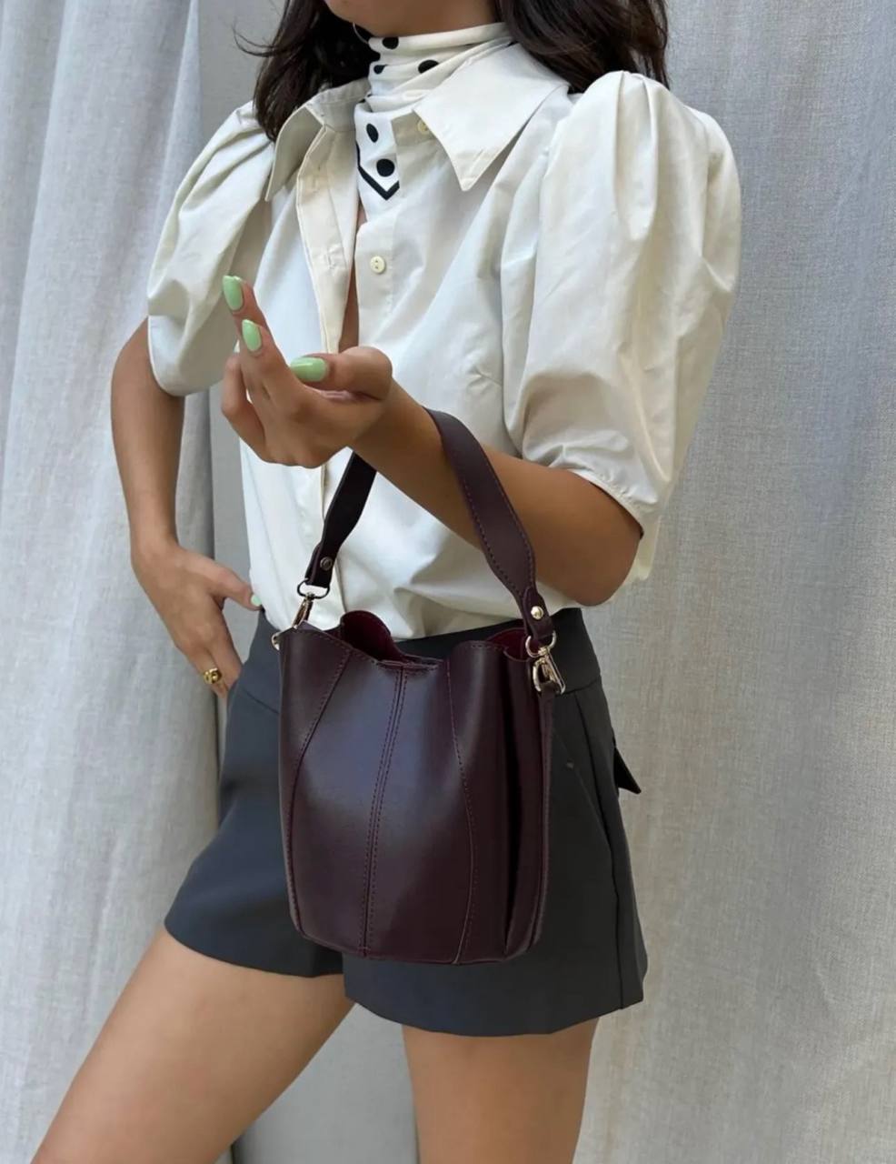 KOLON ASKILI MUADİL KADIN OMUZ ÇANTASI BERLİN - Bordo