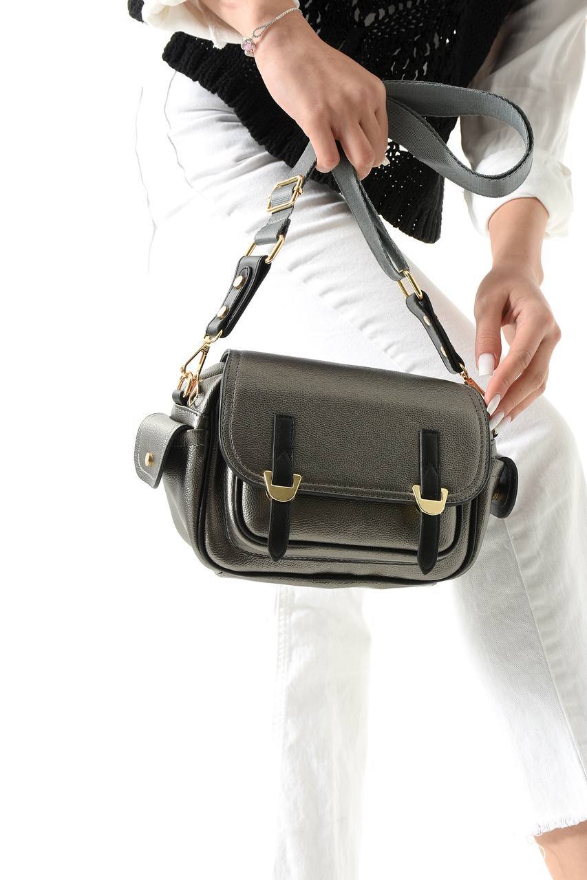 5 BÖLMELİ KADIN OMUZ ÇANTASI 701 - Gri