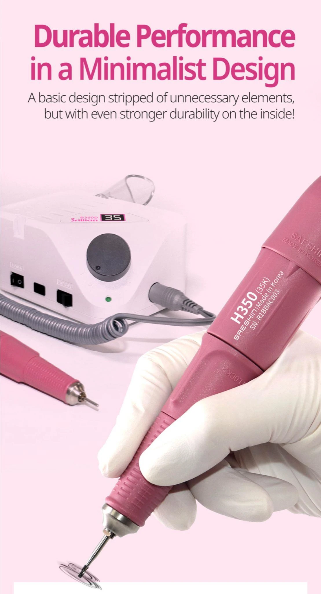 Strong Brillian B350D Tırnak Freze Cihazı 