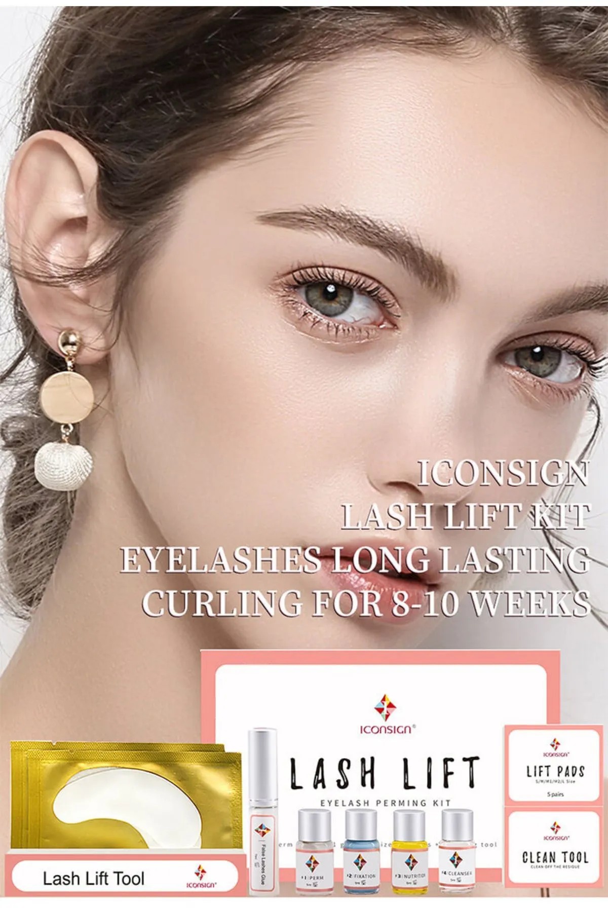 İconsign Lash Lift ® Kirpik Ve Kaş Lifting Seti, Kirpik Perması, Lash Lift Full Set