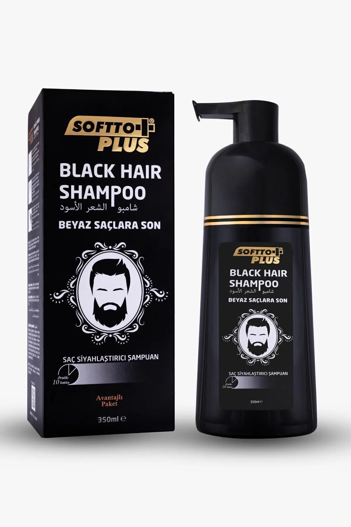 Softto Plus Siyahlaştırıcı Şampuan 350 Ml