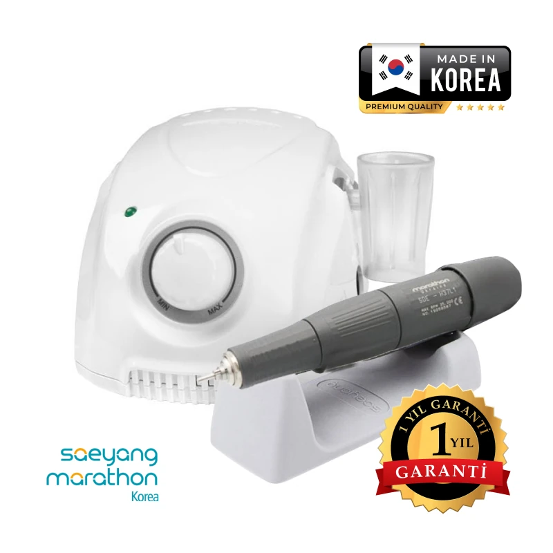 Marathon Champion M3 Mikro Motor Freze Törpü Makinesi – Profesyonel Manikür & Pedikür Cihazı