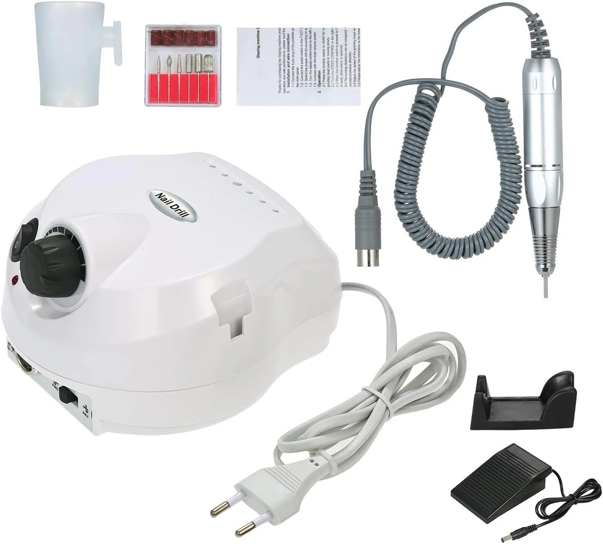 Profesyonel Nail Drill Törpü Makinesi – 35.000 RPM