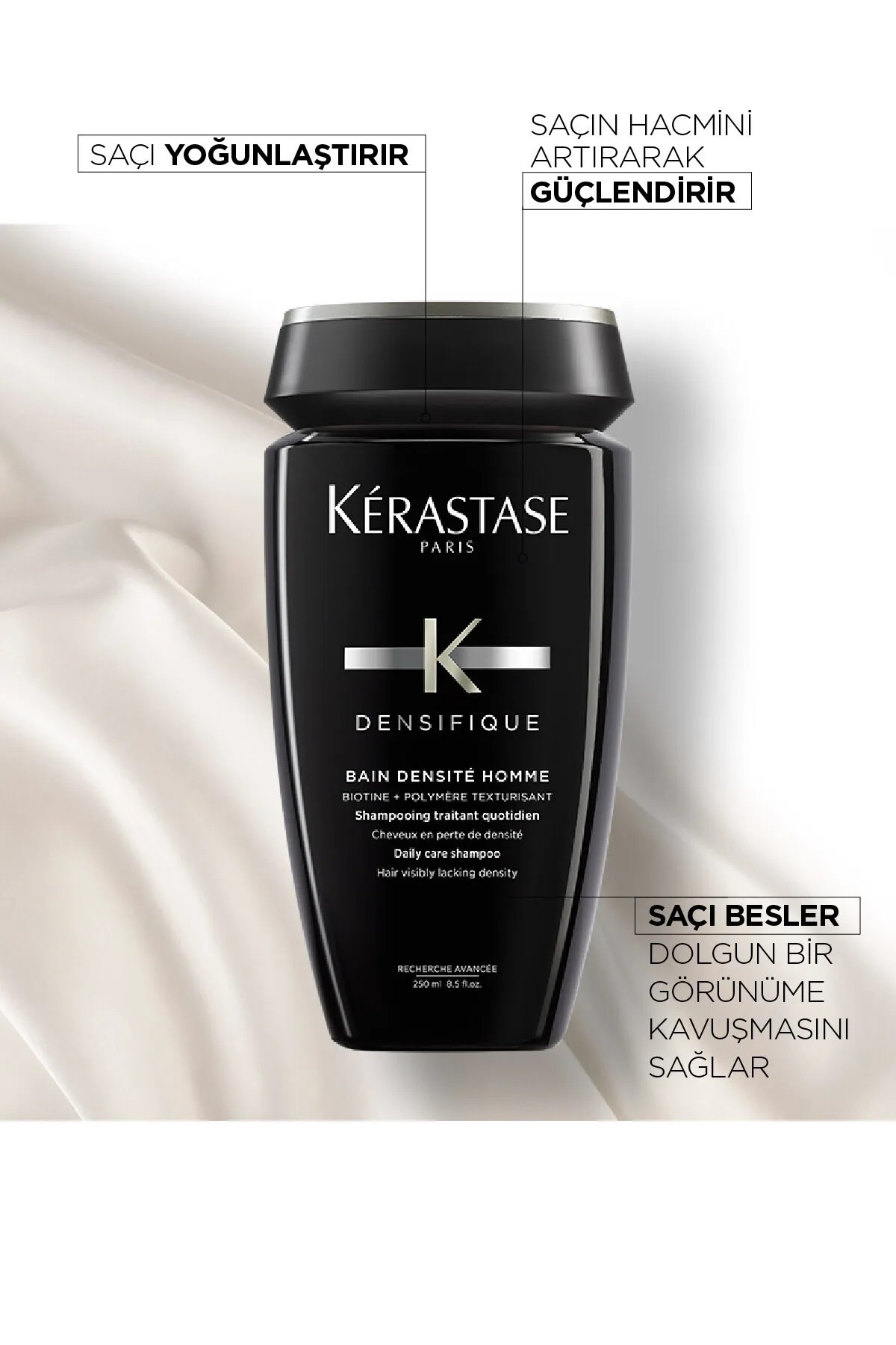 Kerastase Densifique Bain Densite Homme Shampooing 250 Ml