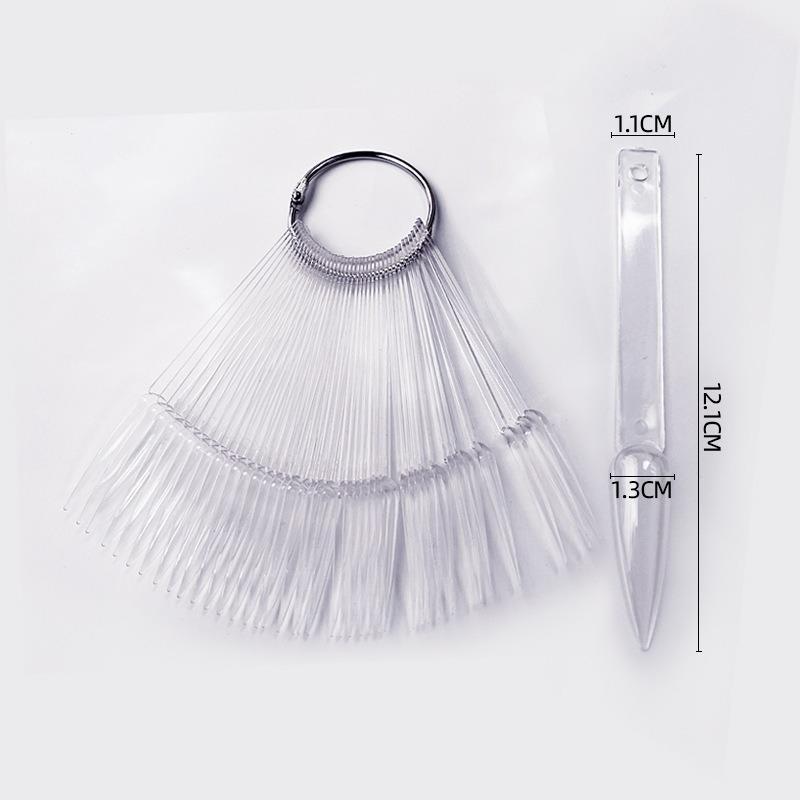 Stiletto Tırnak Kartela Şeffaf 50'li