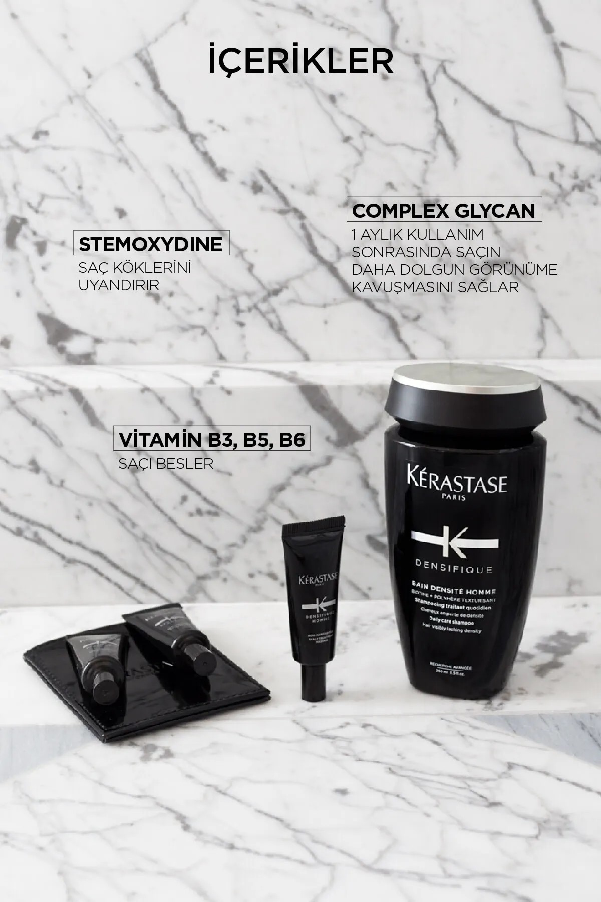 Kerastase Densifique Bain Densite Homme Shampooing 250 Ml