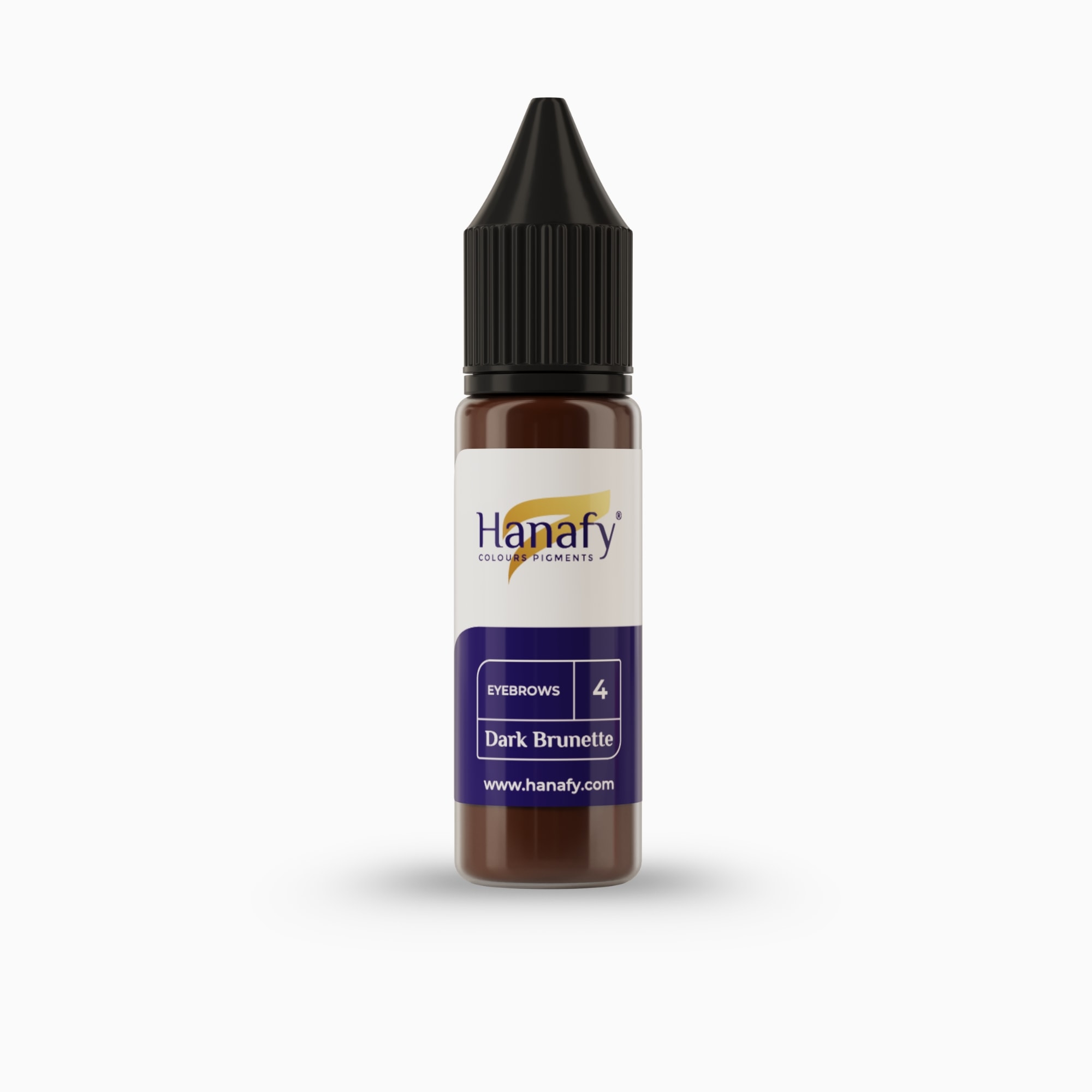 Hanafy Klasik Kaş No:4 Dark Brunette (15ml)