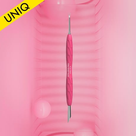 STALEKS ''Gummy'' UNIQ 11 TYPE 2 Silikon Saplı Tırnak Eti İtici (Yamuk İtici + Halka)