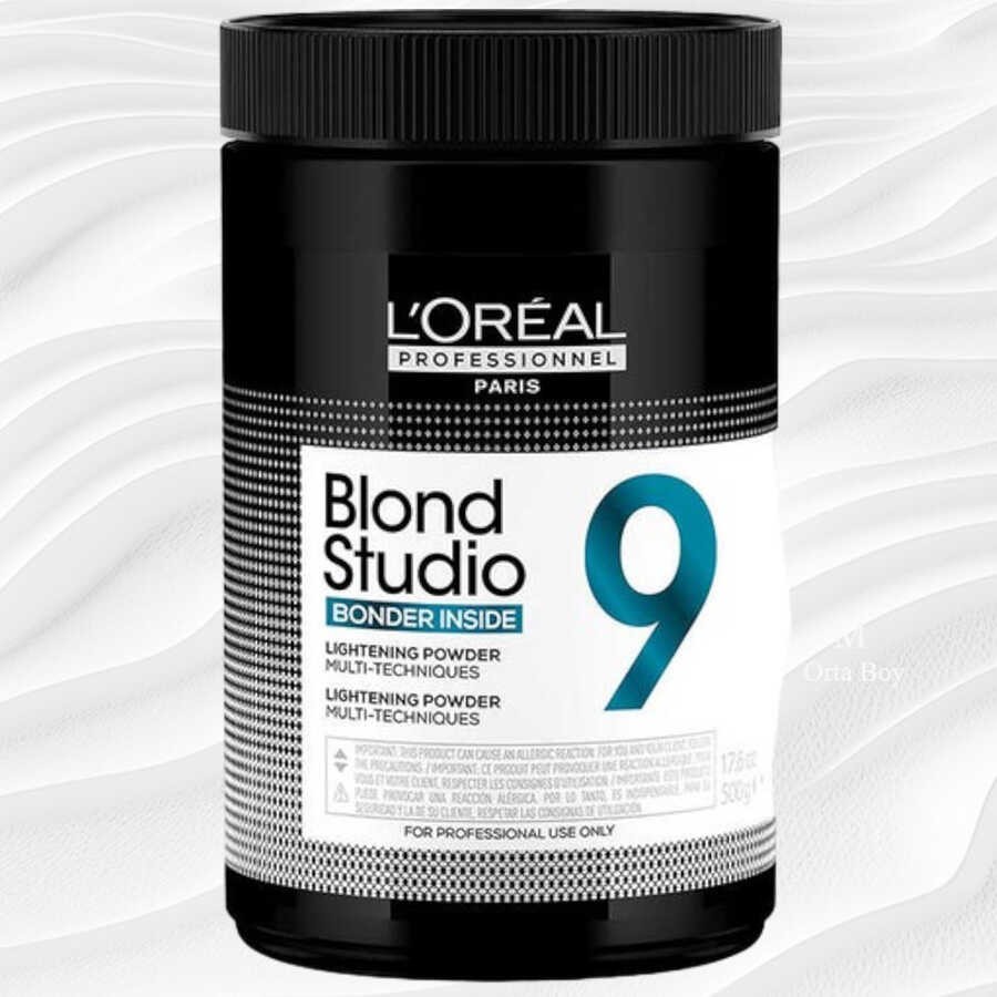 Loreal Blond Studio Bonder Inside Toz Açıcı 9 Ton 500 Gr