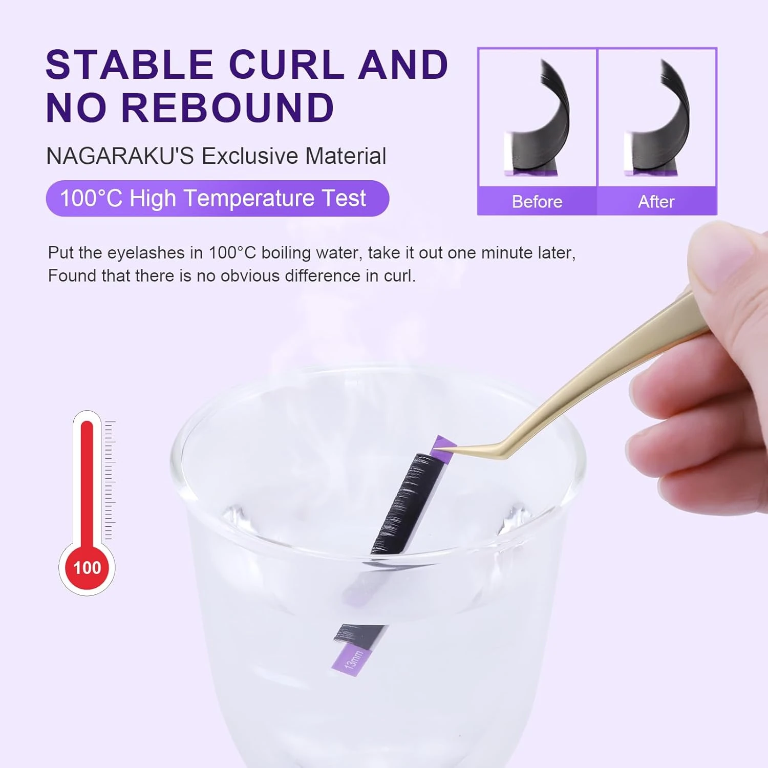 Nagaraku İpek Kirpik 0.05 C Kıvrım