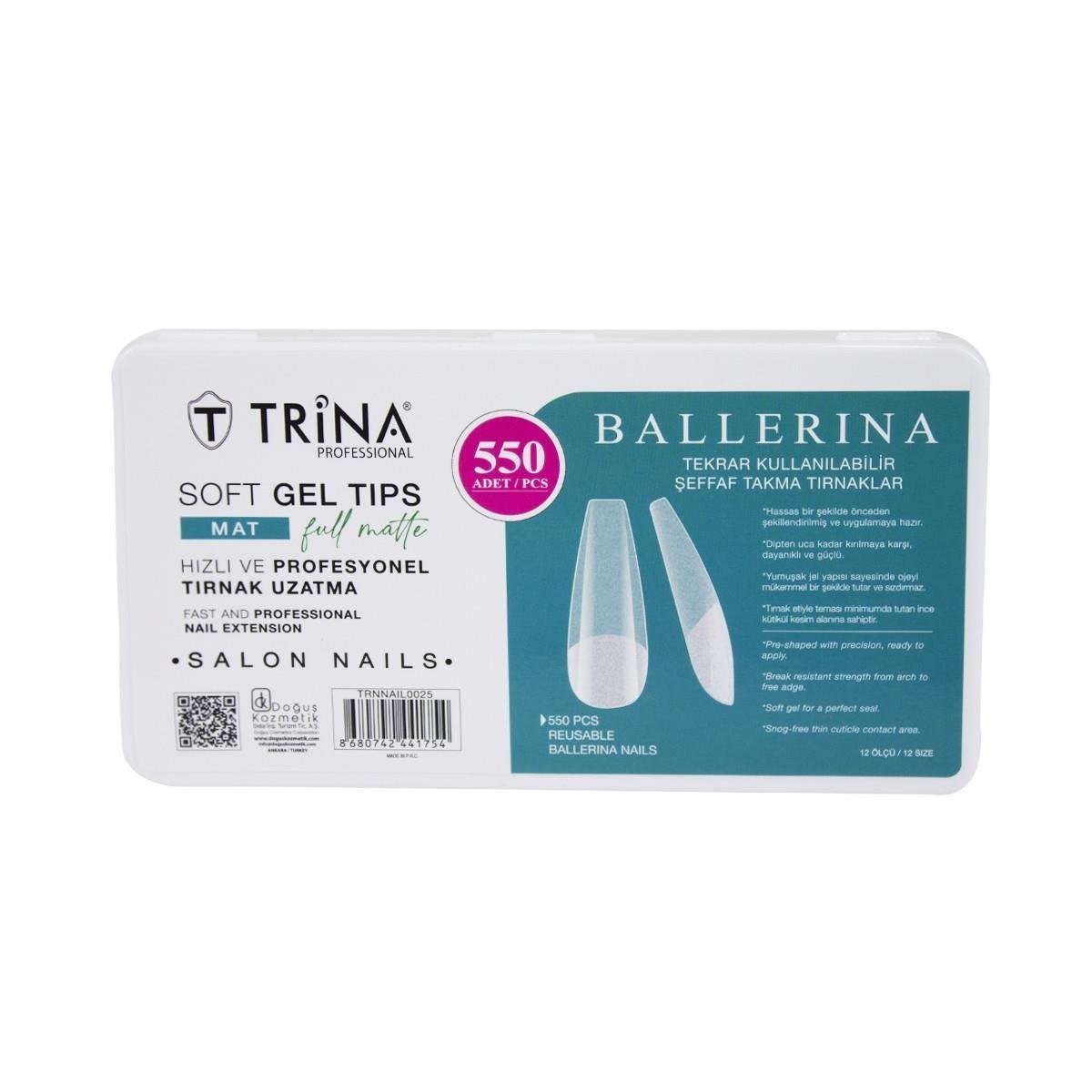 Trina 550li Soft Jel Tırnak Ballerina (Full Mat) - 25