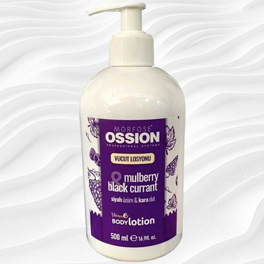 Ossion Pompalı Losyon Siyah Üzüm & Kara Dut 500 Ml