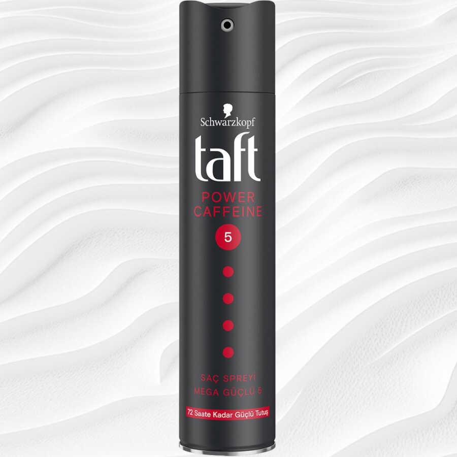 Taft Saç Spreyi 5 Power Caffeine  250 Ml