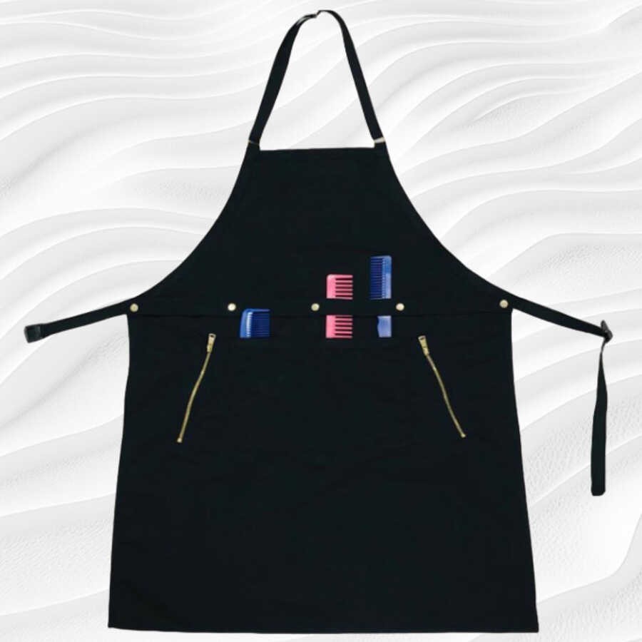 Dinçer Boya Önlüğü Vip Gold Barber Apron