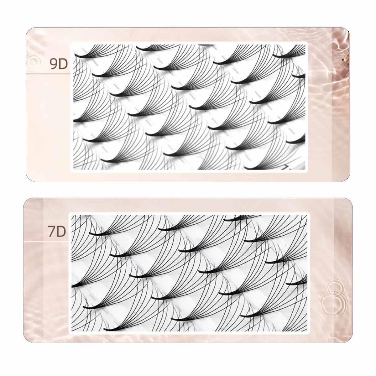 NAGARAKU 9D VOLÜME MIX İPEK KİRPİK 0.07 KALINLIK D KIVRIM 8-15 MM