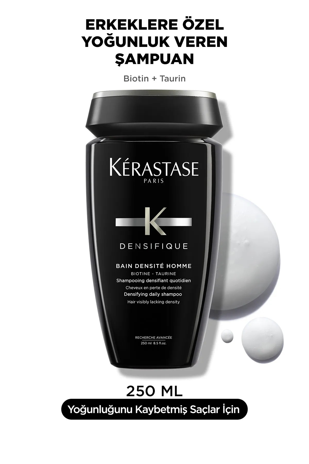 Kerastase Densifique Bain Densite Homme Shampooing 250 Ml