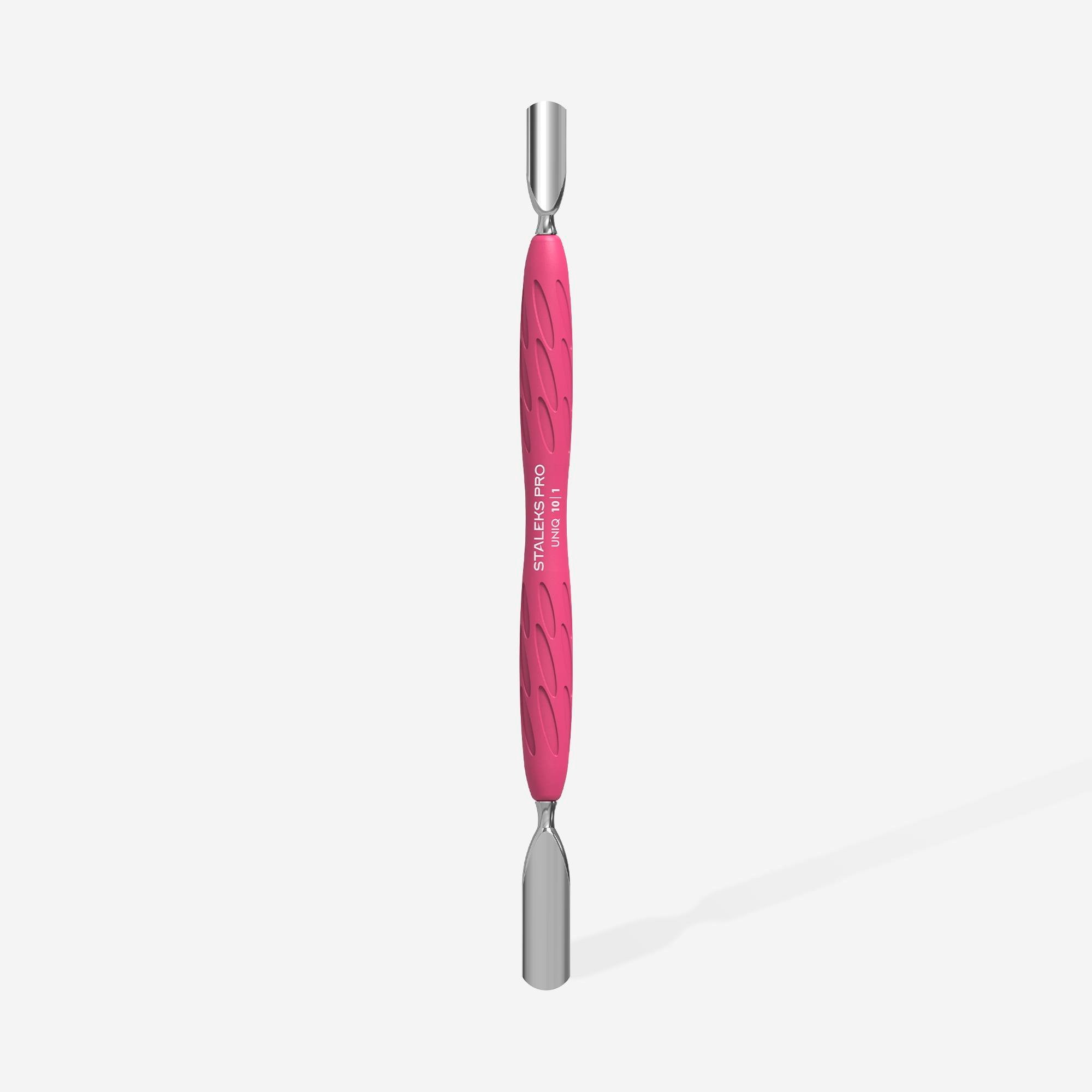 ''Gummy'' UNIQ 10 TYPE 1 Silikon Saplı Tırnak Eti İtici (Geniş Yuvarlak + Dar Yuvarlak İtici) Staleks