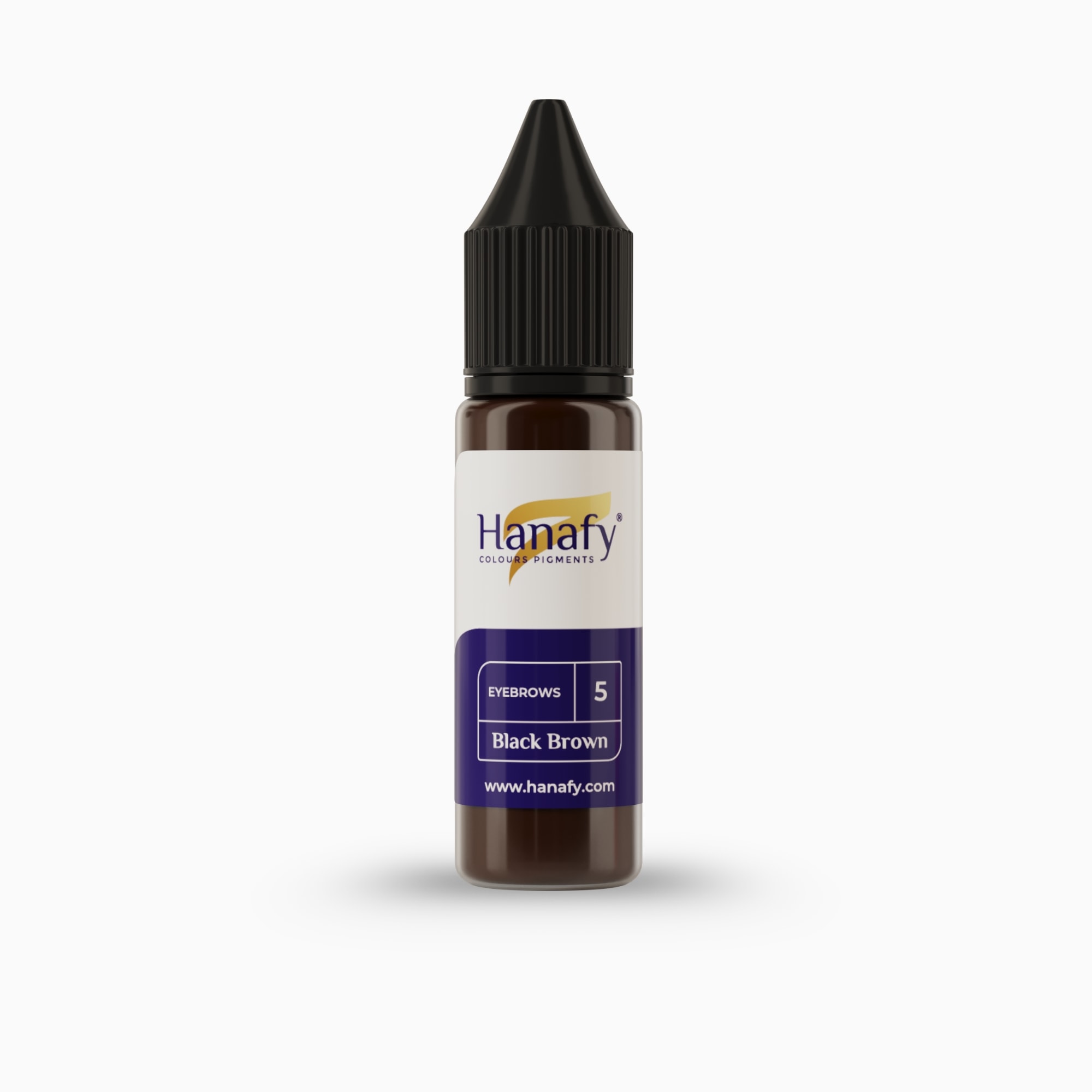 Hanafy Klasik Kaş No:5 Black Brown (15ml)