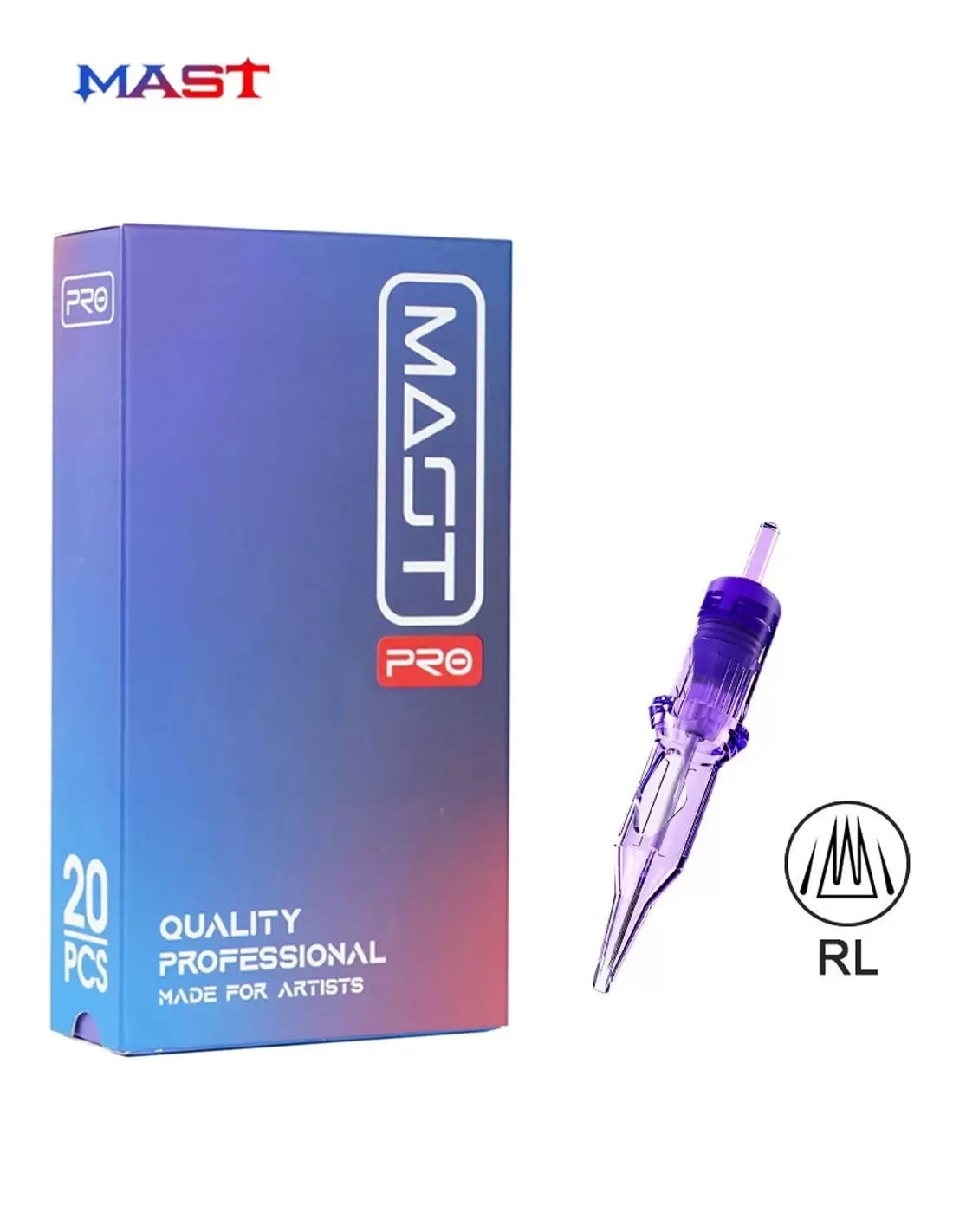 Mast Pro 1001RL 0.30 mm Kartuş Dövme İğnesi