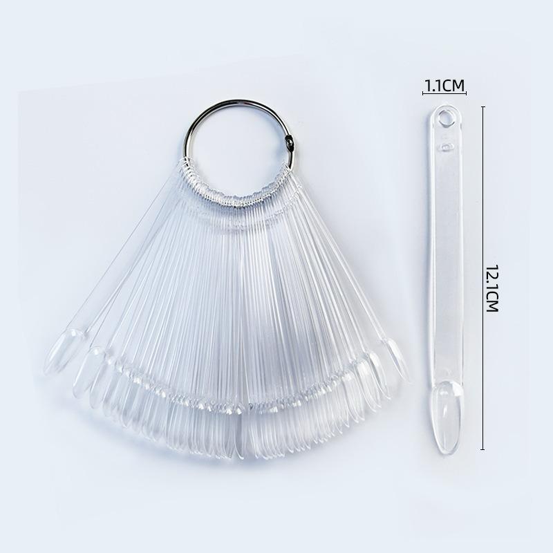 Badem Tırnak Kartela Şeffaf 50'li