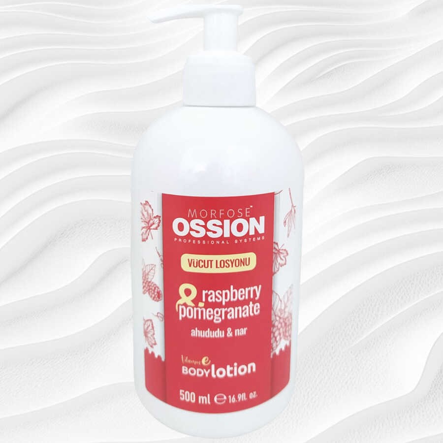 Ossion Pompalı Losyon Ahududu & Nar 500 Ml