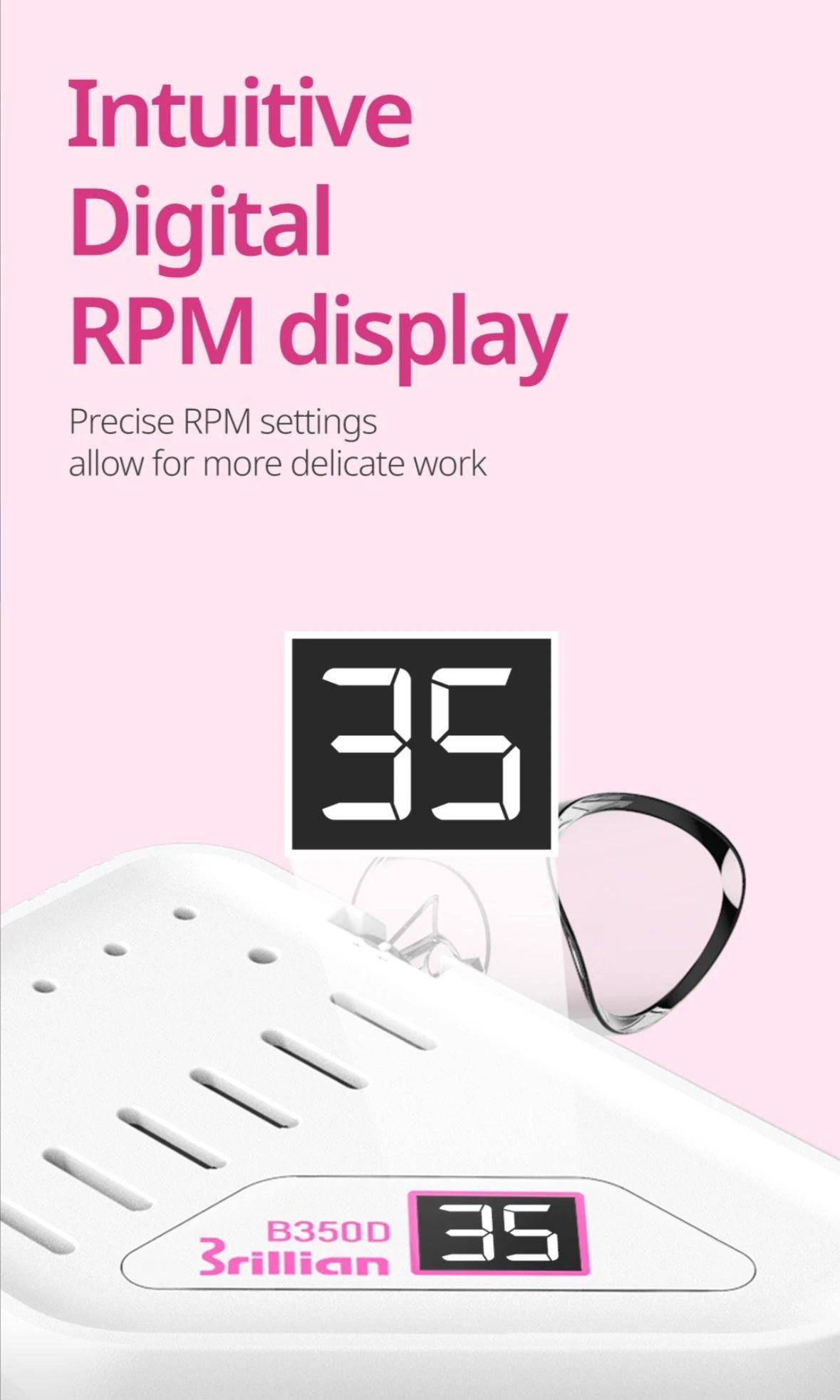 Strong Brillian B350D Tırnak Freze Cihazı 