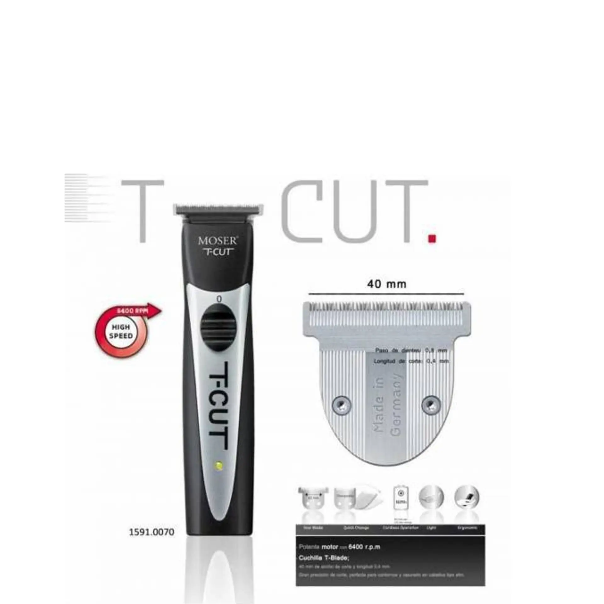 1591-0070 T-Cut Pro Saç Kesme Makinesi