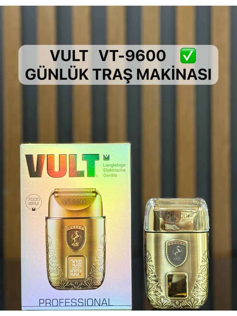 VT-9600 Günlük Traş Makinesi Döner Başlık Çift Kademeli Epilatör Makine