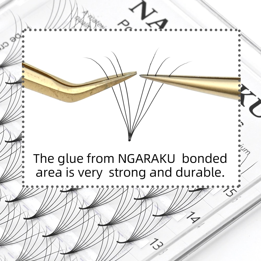 NAGARAKU 4D VOLÜME MIX İPEK KİRPİK 0.07 KALINLIK D KIVRIM 8-15 MM