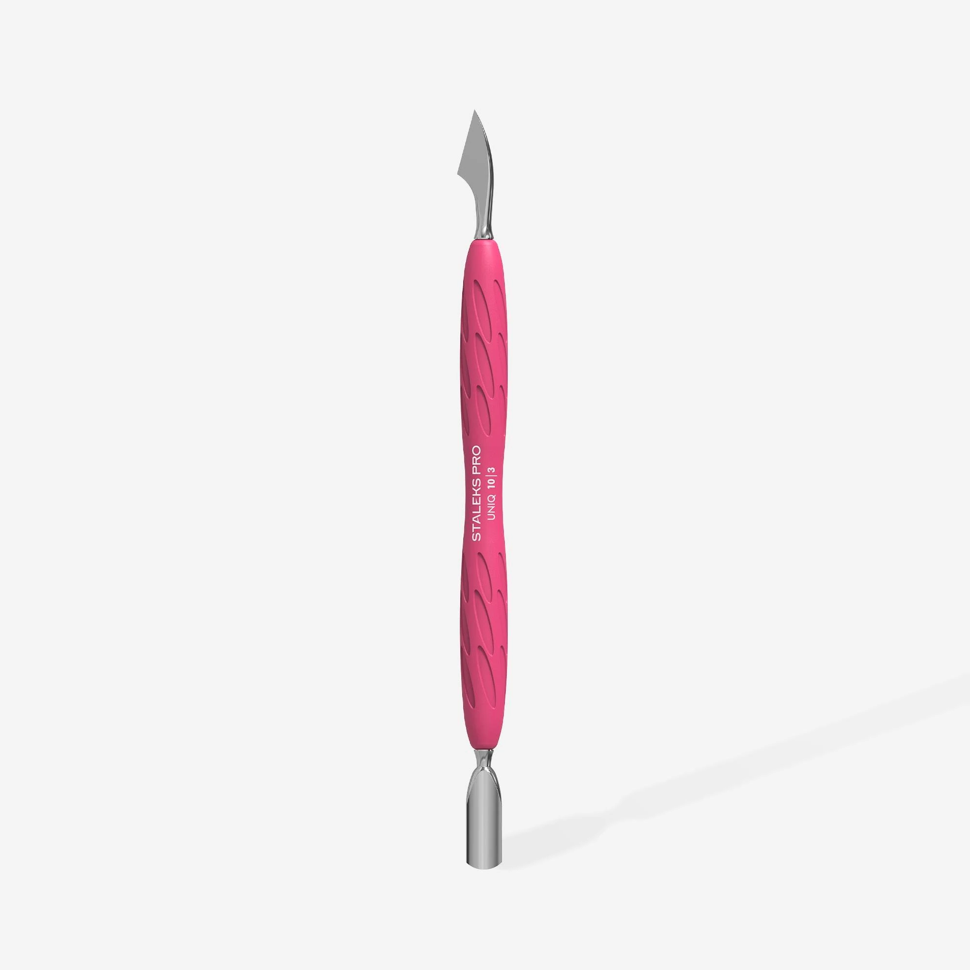 ''Gummy'' UNIQ 10 TYPE 3 Silikon Saplı Tırnak Eti İtici (Dar Yuvarlak İtici + Üçgen Üç)