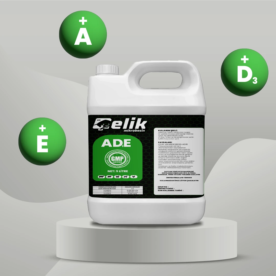 Çelik Mikrobesin Sıvı AD₃E - 5 LT main variant image