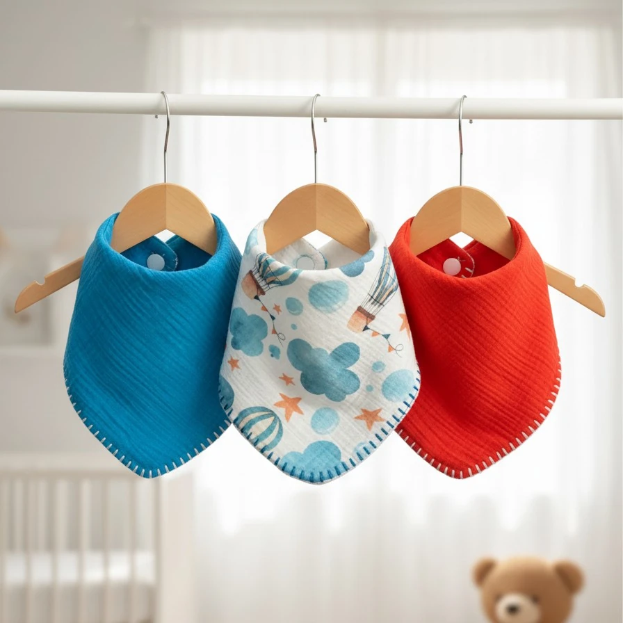 Çok Amaçlı 4N1 Müslin Önlük (3'lü Set) - Set 3