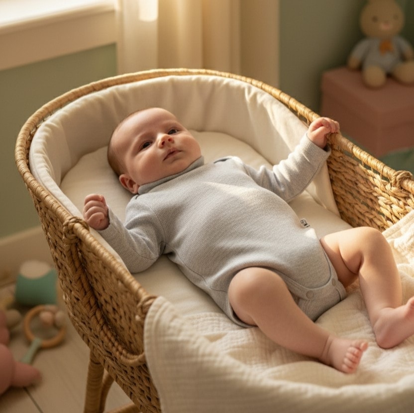 Boğazlı Uzun Kollu Bebek Body