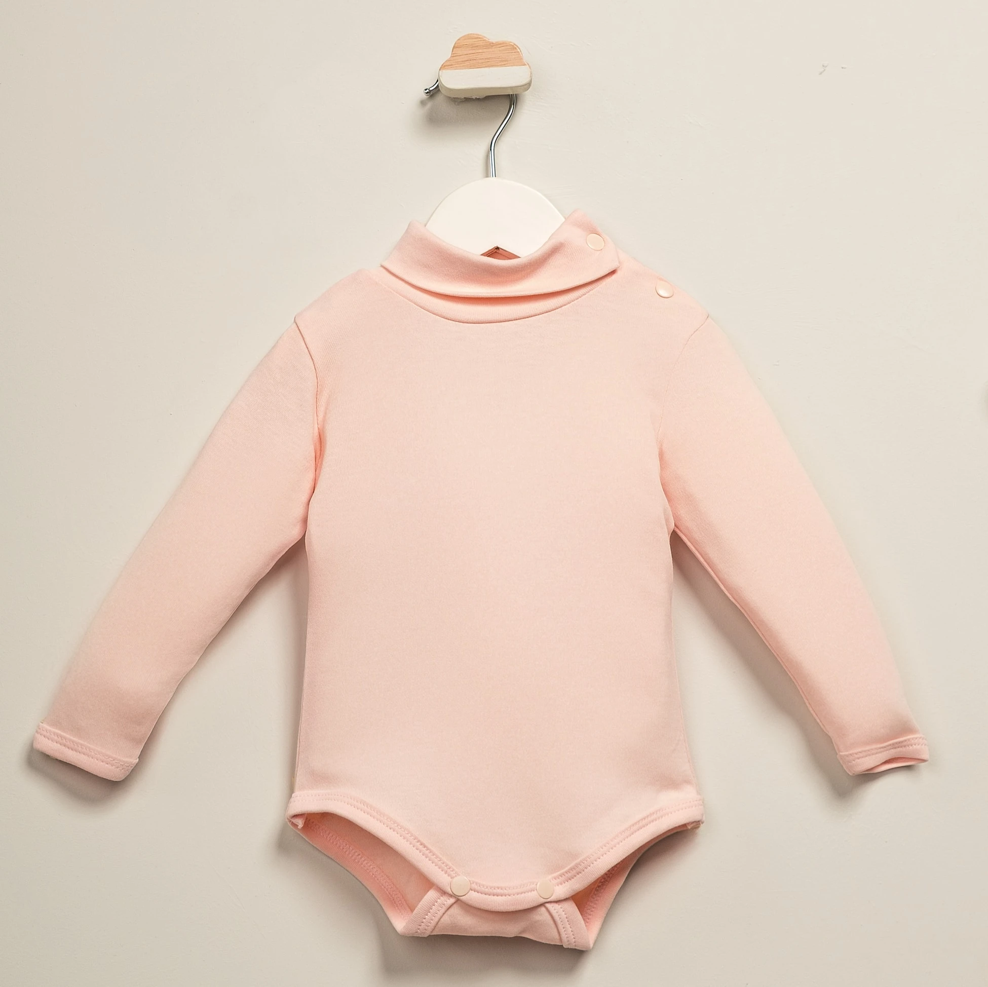 Boğazlı Uzun Kollu Kız Bebek Body | Bebek Giyim - Yavru Ağzı