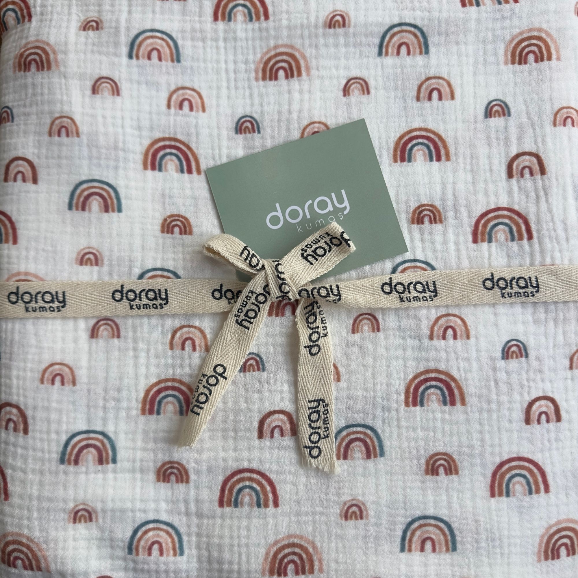 Rainbow Pattern Double Layer Muslin Fabric / DRY - 99 
