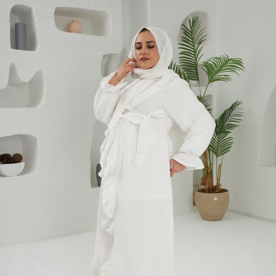 Pijama Takımı 3'lü Set | Sabahlık | Melek Serisi