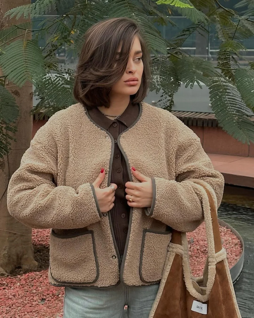 Teddy Kadın Mont | Kadın Giyim