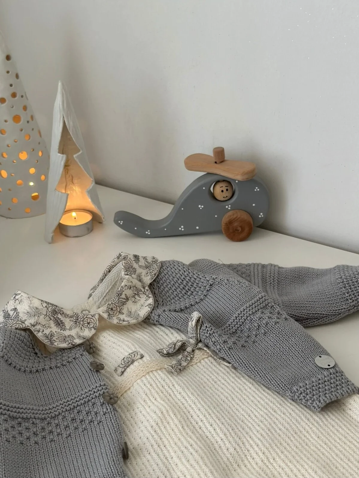 Kız Bebek 6'lı Hediye Seti | Yenidoğan & Bebek Giyim - Gri