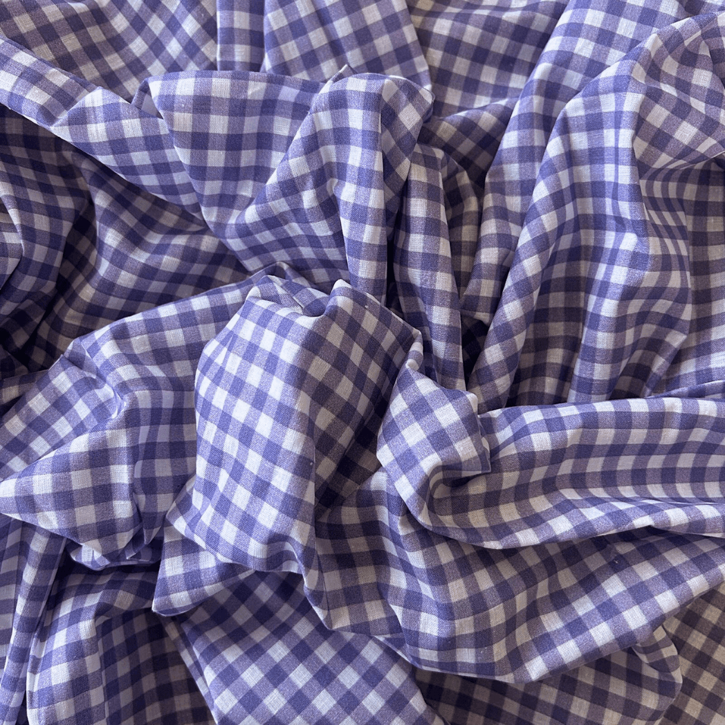 Pötikare Desenli Pamuk Poplin Kumaş / DRY 161 - Lila
