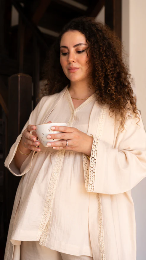 Pijama Takımı 3'lü Set | Sabahlık | Kadın Giyim