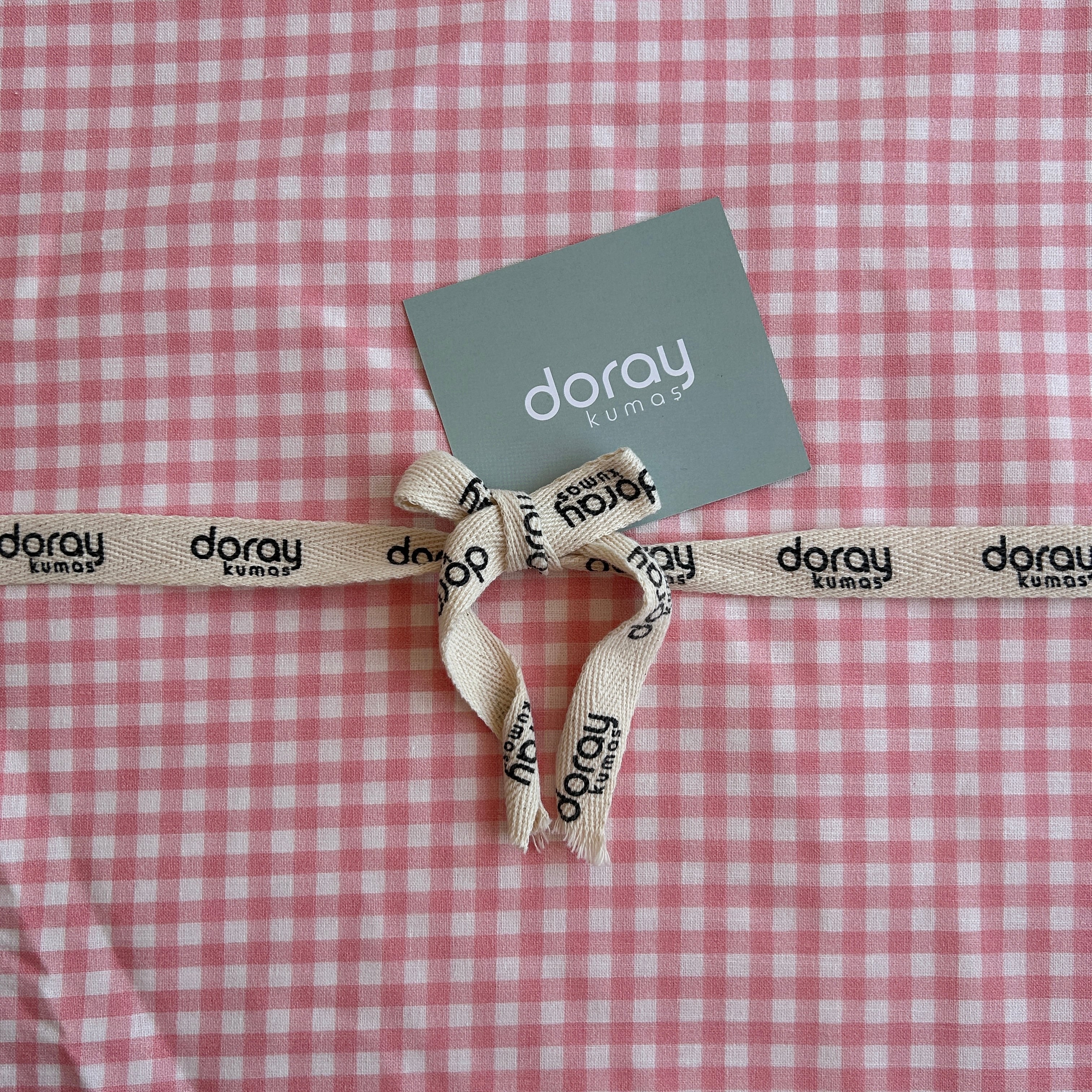 Cotton Linen Fabric with Polka Dot Pattern / DRY 161 
