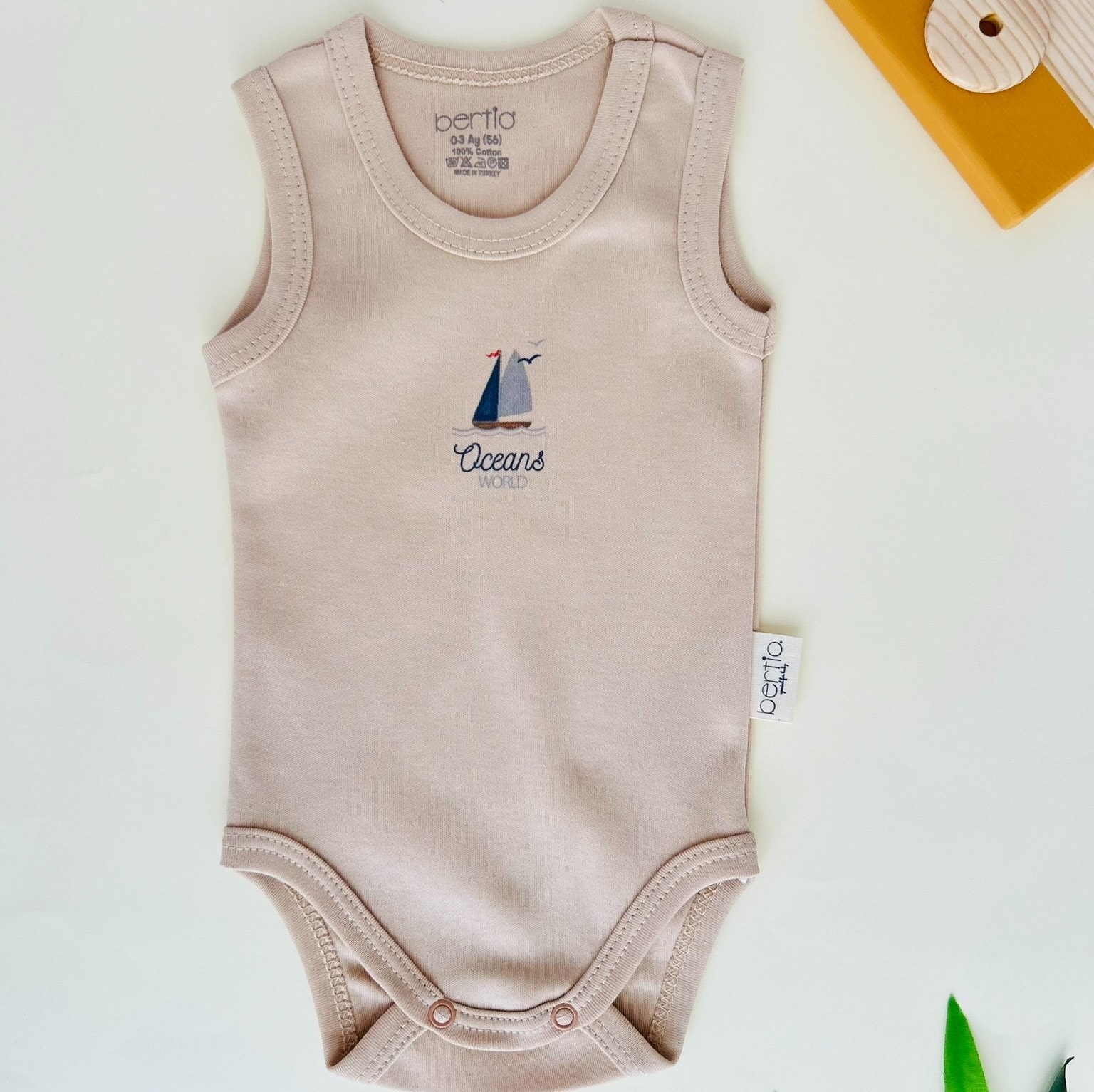 Gemi & Yelken Desenli Atlet Body | Bebek Giyim
