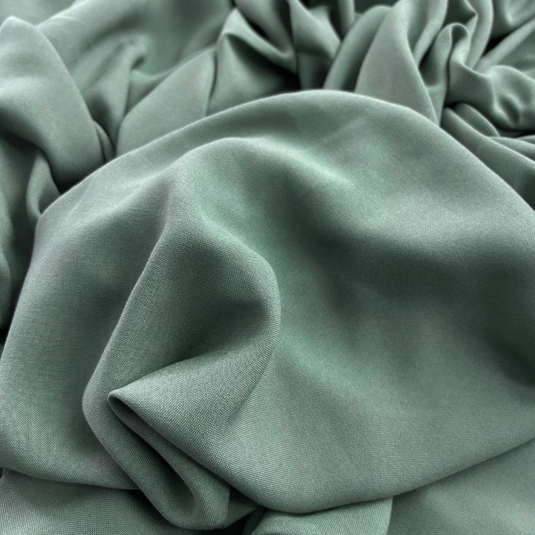 Viscose Fabric / Dress Woven Fabric / DRY 6001 - green