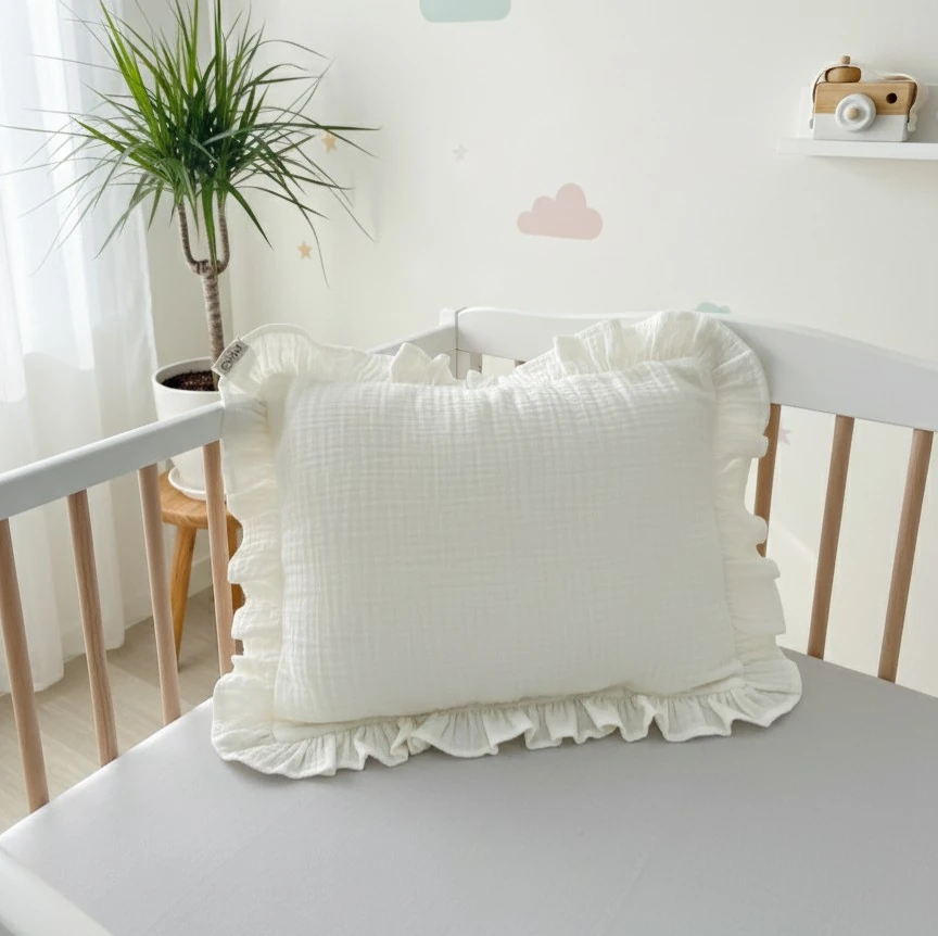 Müslin Yastık Kılıfı | Organik Bebek Yastık Kılıfı