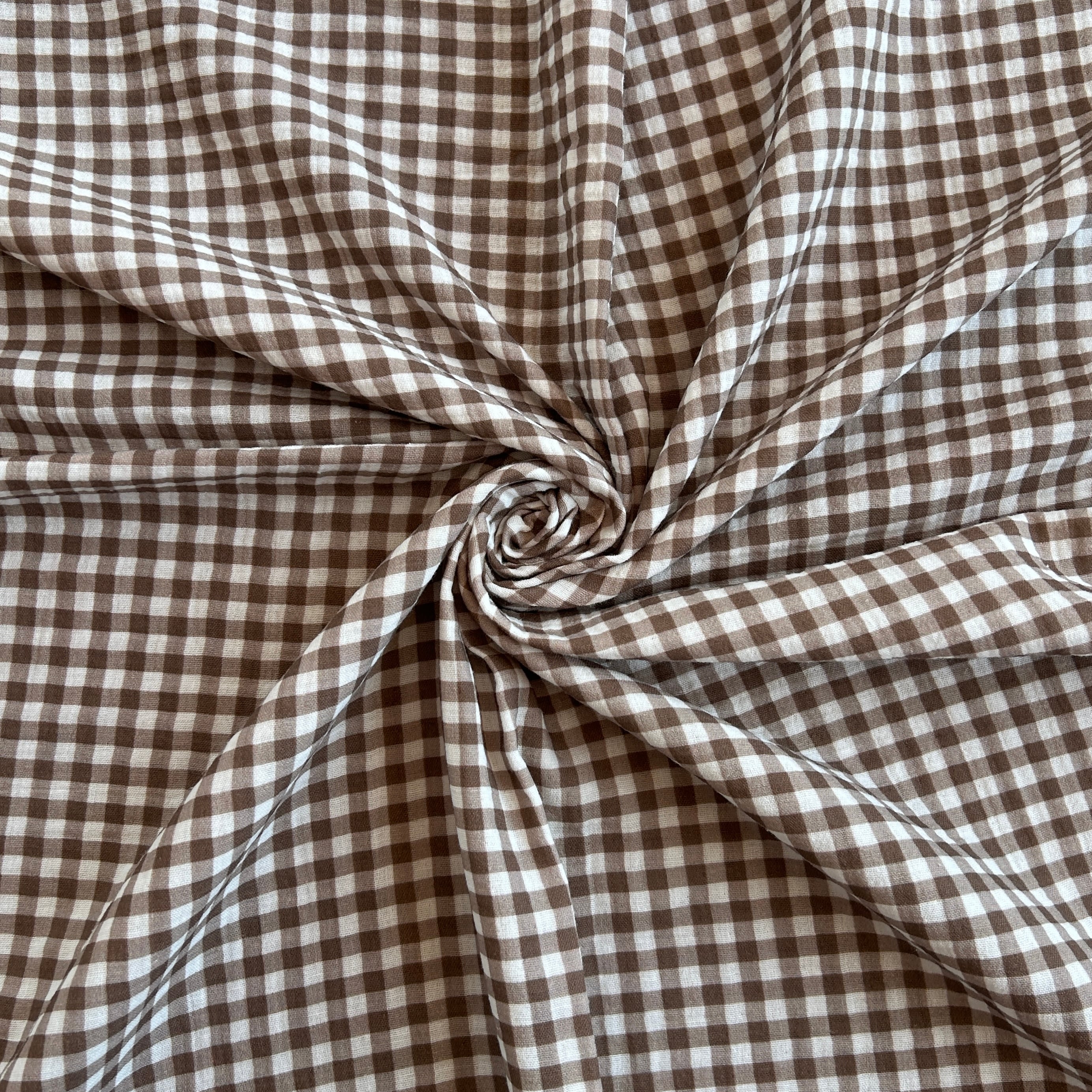 Pattern Double Layer Cotton Muslin Fabric / DRY 161 

