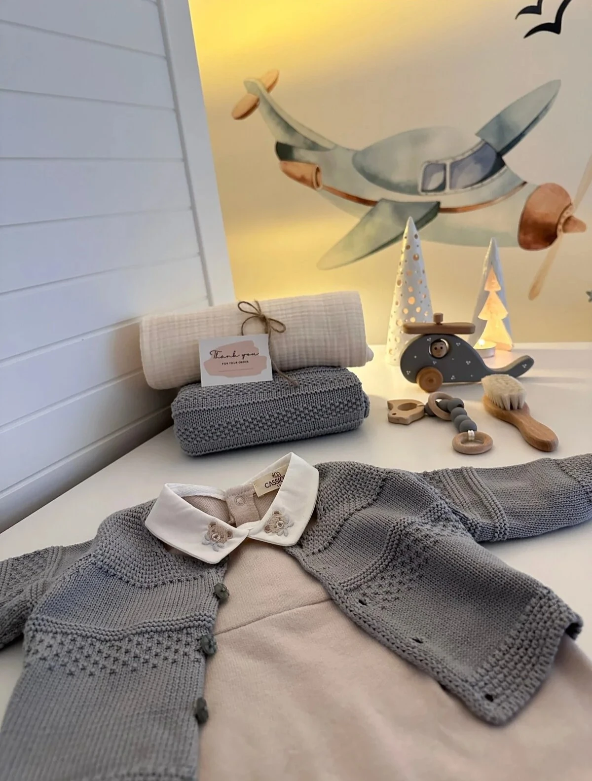 Unisex 6'lı Bebek Hediye Seti | Bebek Hediyelik