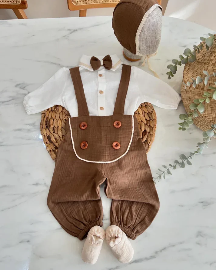 Erkek Bebek Salopet Takım | Yenidoğan & Bebek Giyim